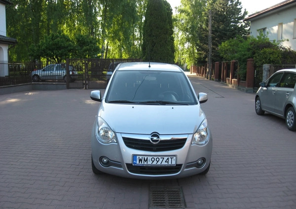 Opel Agila cena 11700 przebieg: 132000, rok produkcji 2008 z Zawiercie małe 232